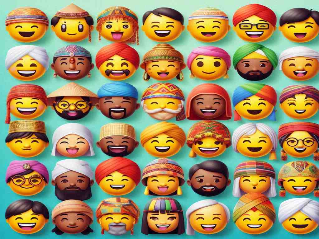 Faces from different cultures