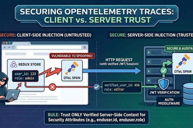 Securing OpenTelemetry: Why Trusting Client-Side Context is a Critical Vulnerability